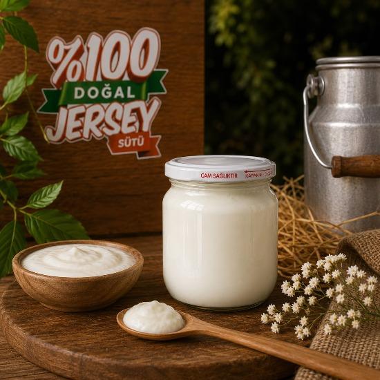 Jersey Tam Yağlı Ev Yoğurdu 500g
