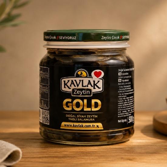 Kavlak Gold Siyah Zeytin 500 g